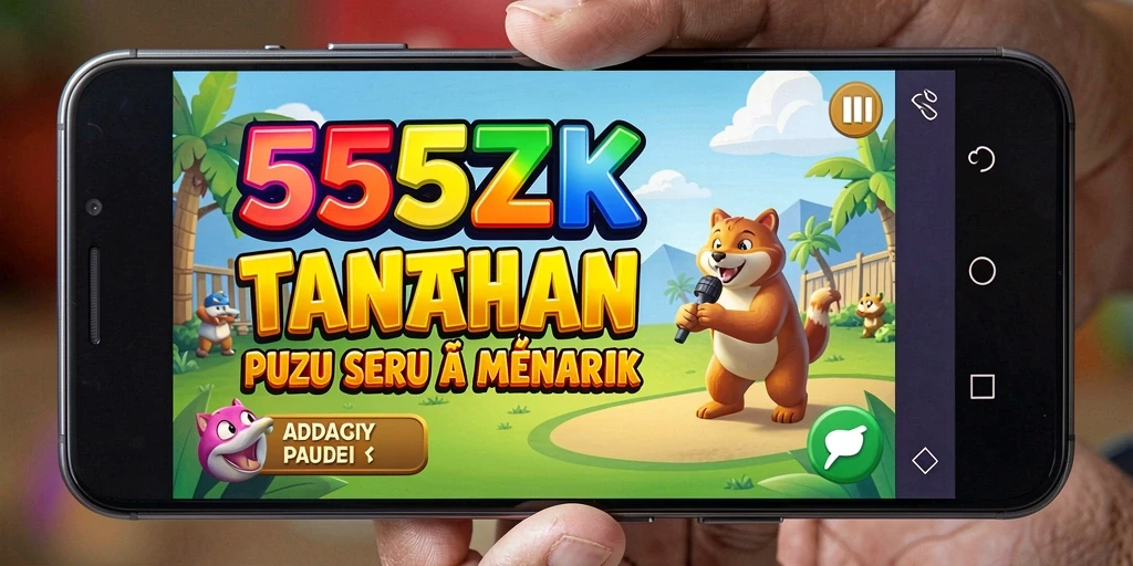Tampilan gameplay dari 555ZK yang menegangkan.
