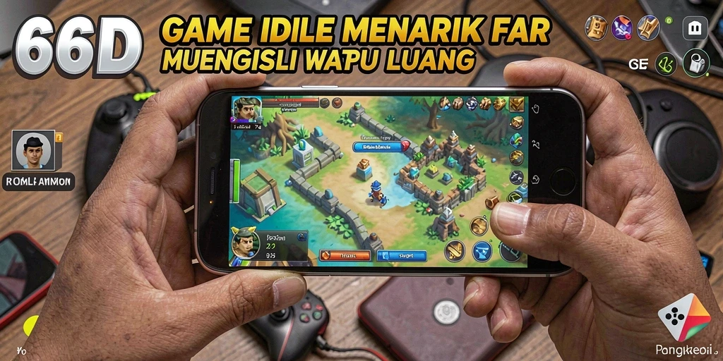 Tampilan gameplay 66D dengan grafis yang cerah dan nyaman.