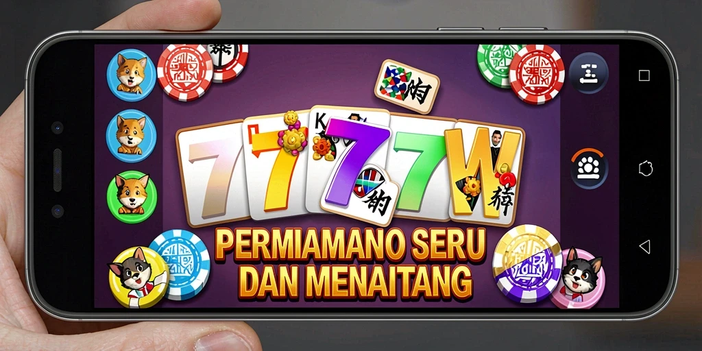Tampilan gameplay Domino yang menarik dan interaktif.