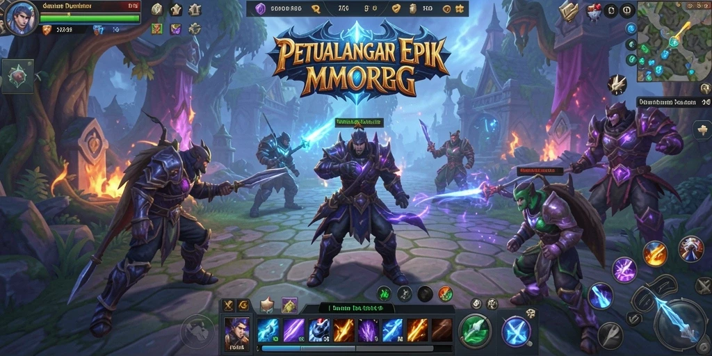 Tampilan dinamis dan seru saat berpetualang di 8768.