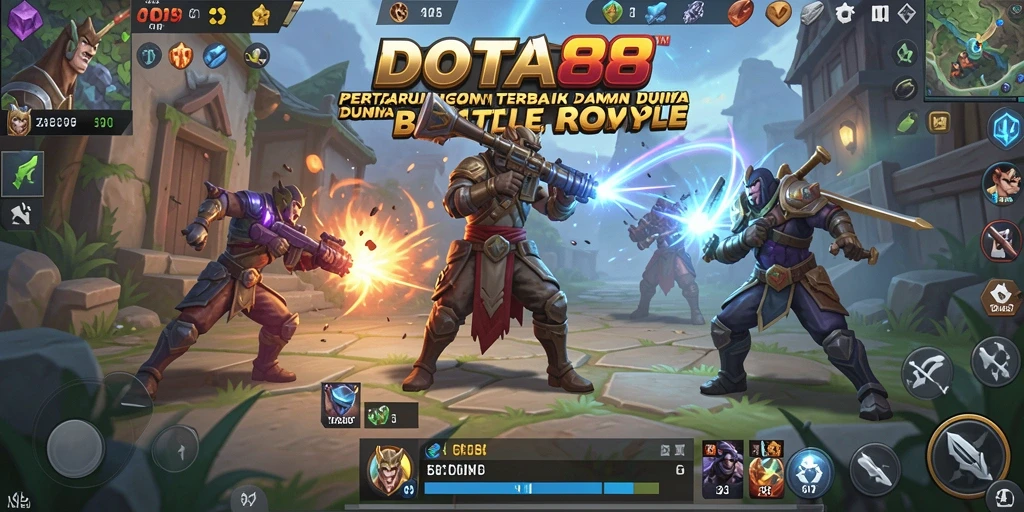 Tampilan gameplay DOTA88 yang mendebarkan dan penuh aksi.