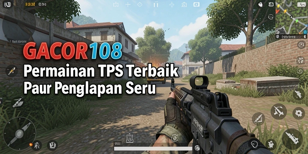 Screenshot menampilkan momen aksi intens dalam game TPS GACOR108.