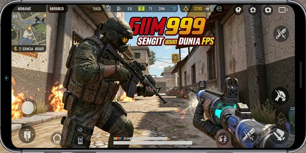 Gameplay mendebarkan di GIM999 menampilkan aksi tembak-menembak tanpa henti.
