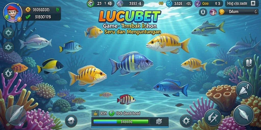 Gameplay seru menembak ikan dengan grafis memukau di LUCUBET.