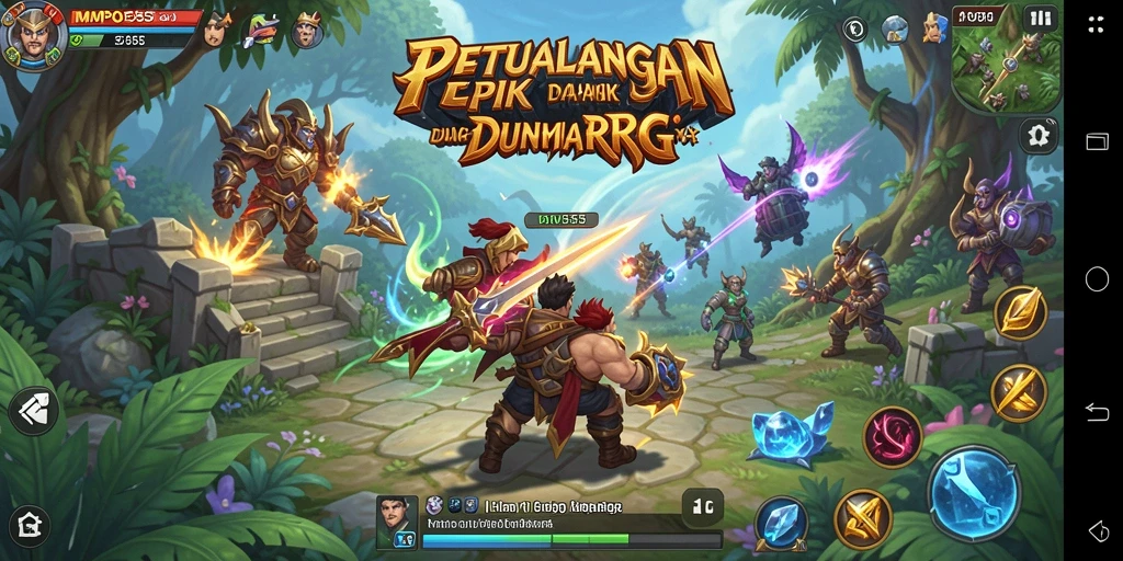 Tampilan gameplay MPO555 yang menawan dengan pertempuran seru.