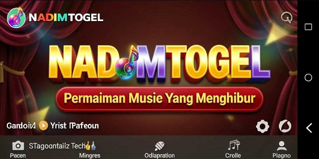 Screenshot gameplay NADIMTOGEL menampilkan pengalaman bermain musik yang seru.