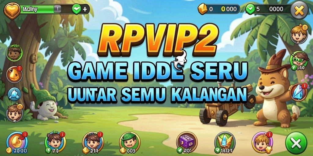 Tampilan gameplay RPVIP2 yang menarik dan penuh warna.