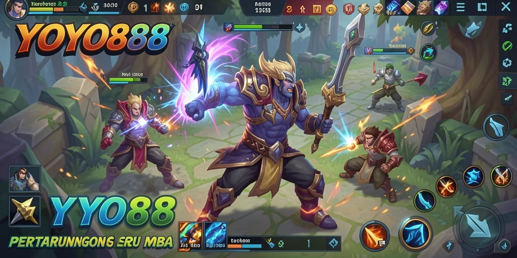 Tampilan permainan seru dengan strategi tim yang menarik di YOYO88.