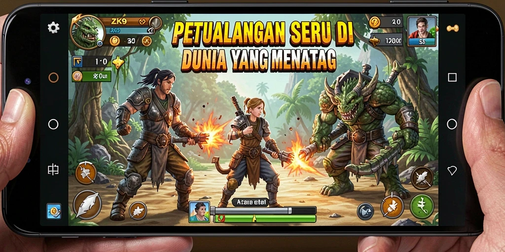 Gameplay seru ZK9 dengan petualangan yang mendebarkan.